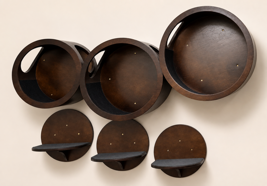 Lune Wall-Mounted Cat Shelvings