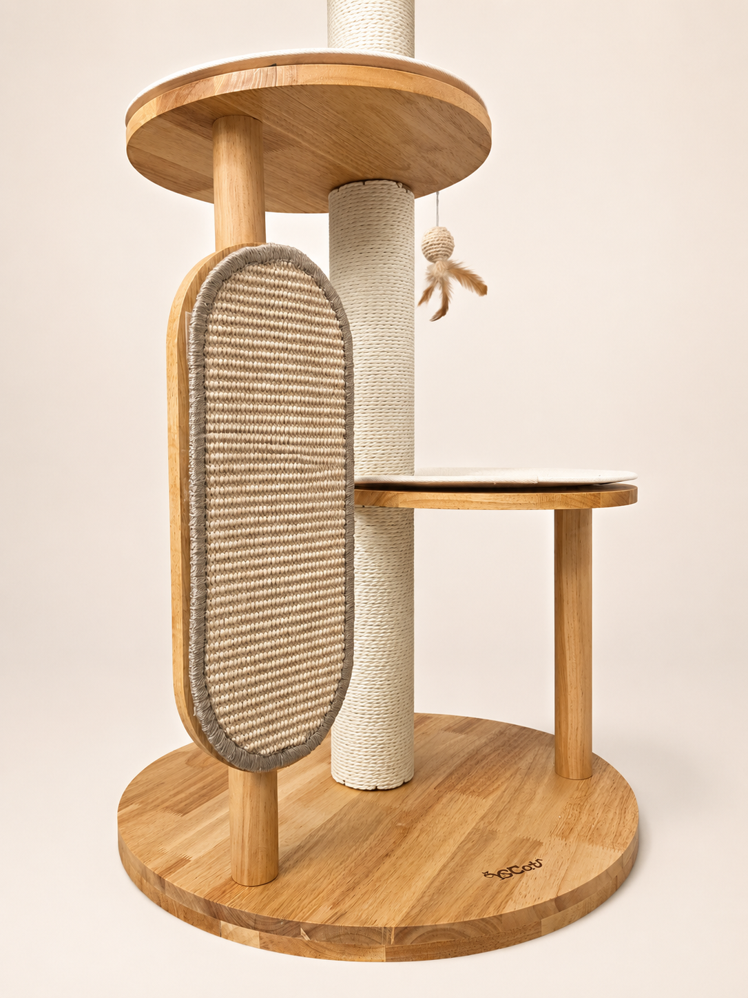 Quidditch Cat Tree w/ Scratching Post (164cm)
