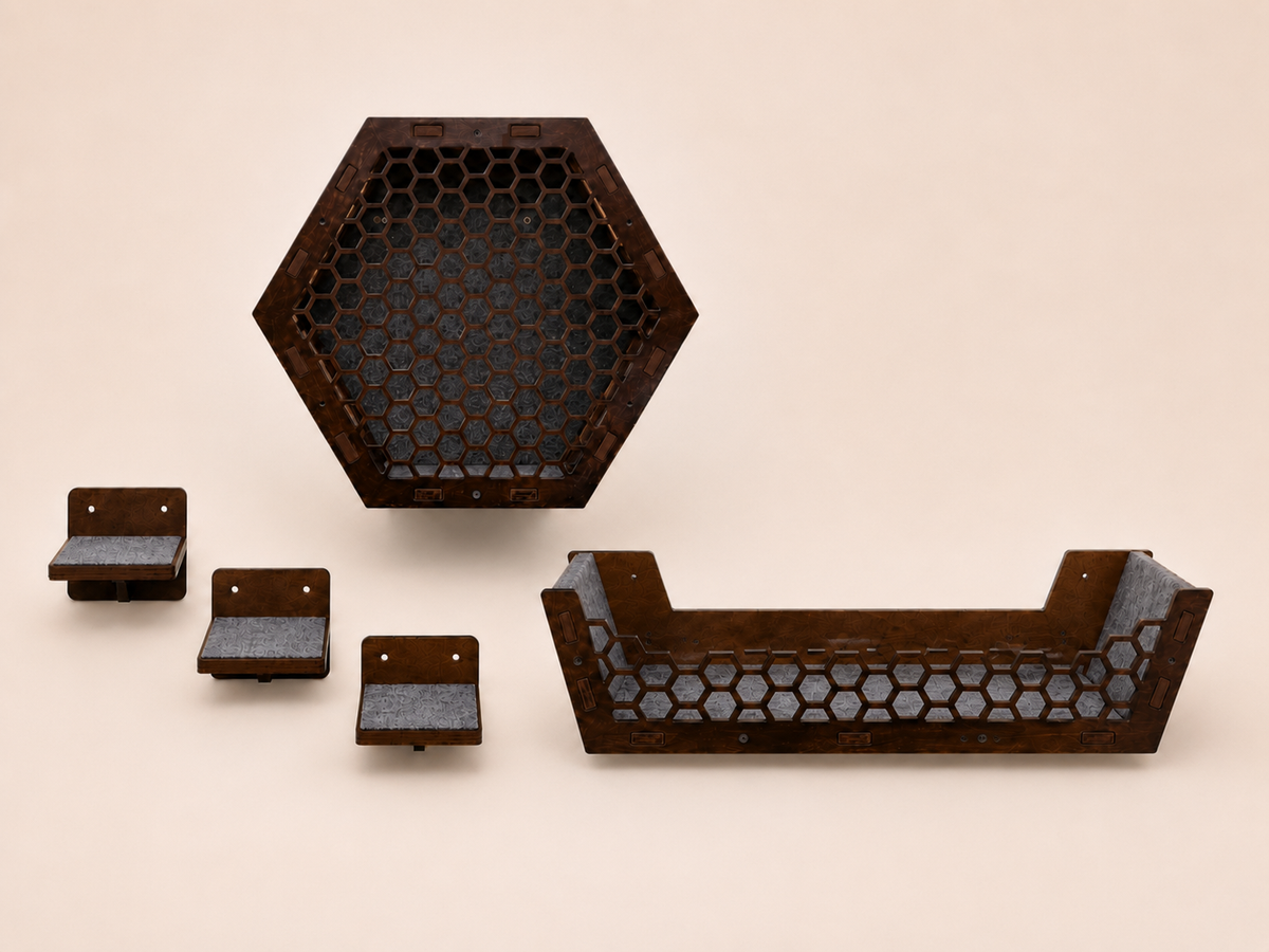 Firo Wall-Mounted Cat Shelvings