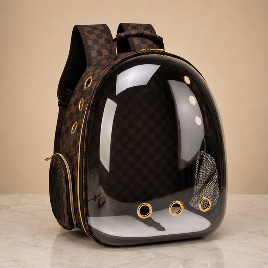 Astro Pet Checkered Backpack