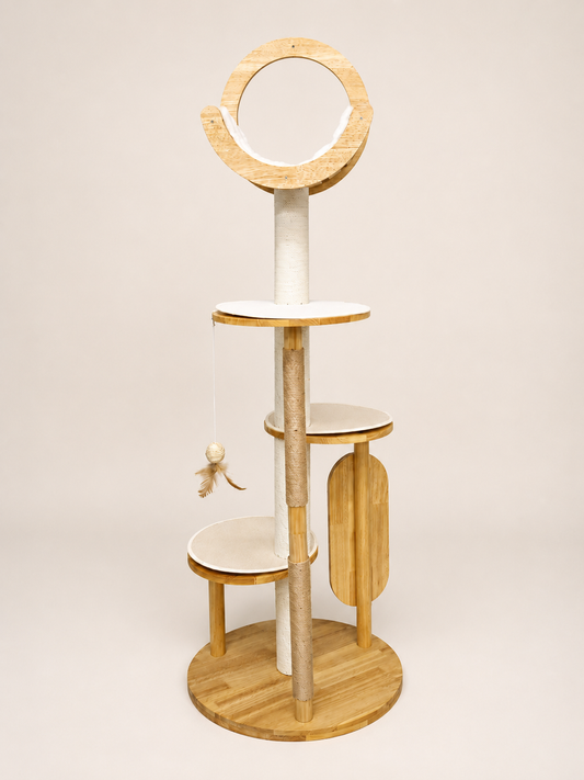 Quidditch Cat Tree w/ Scratching Post (164cm)