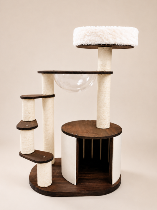 Hideout Cat Tree w/ Scratching Post (93cm)