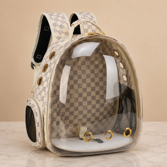 Astro Pet Checkered Backpack