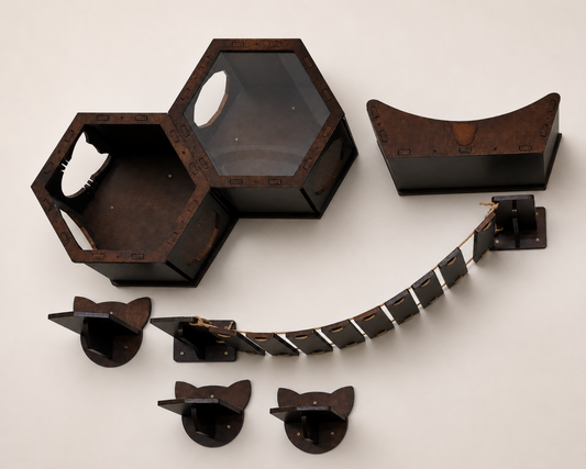 Alex Wall-Mounted Cat Shelvings