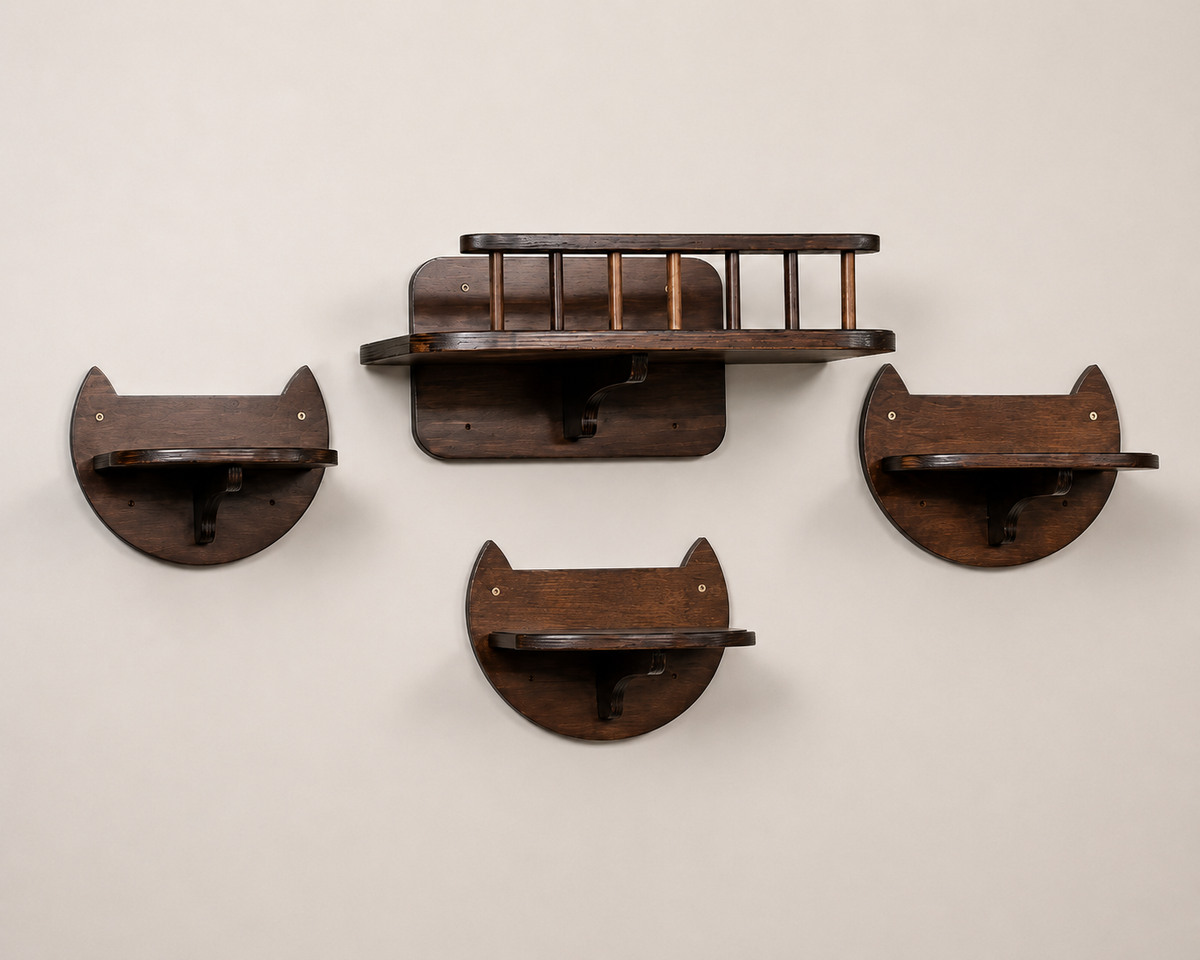 Neko Wall-Mounted Cat Shelvings