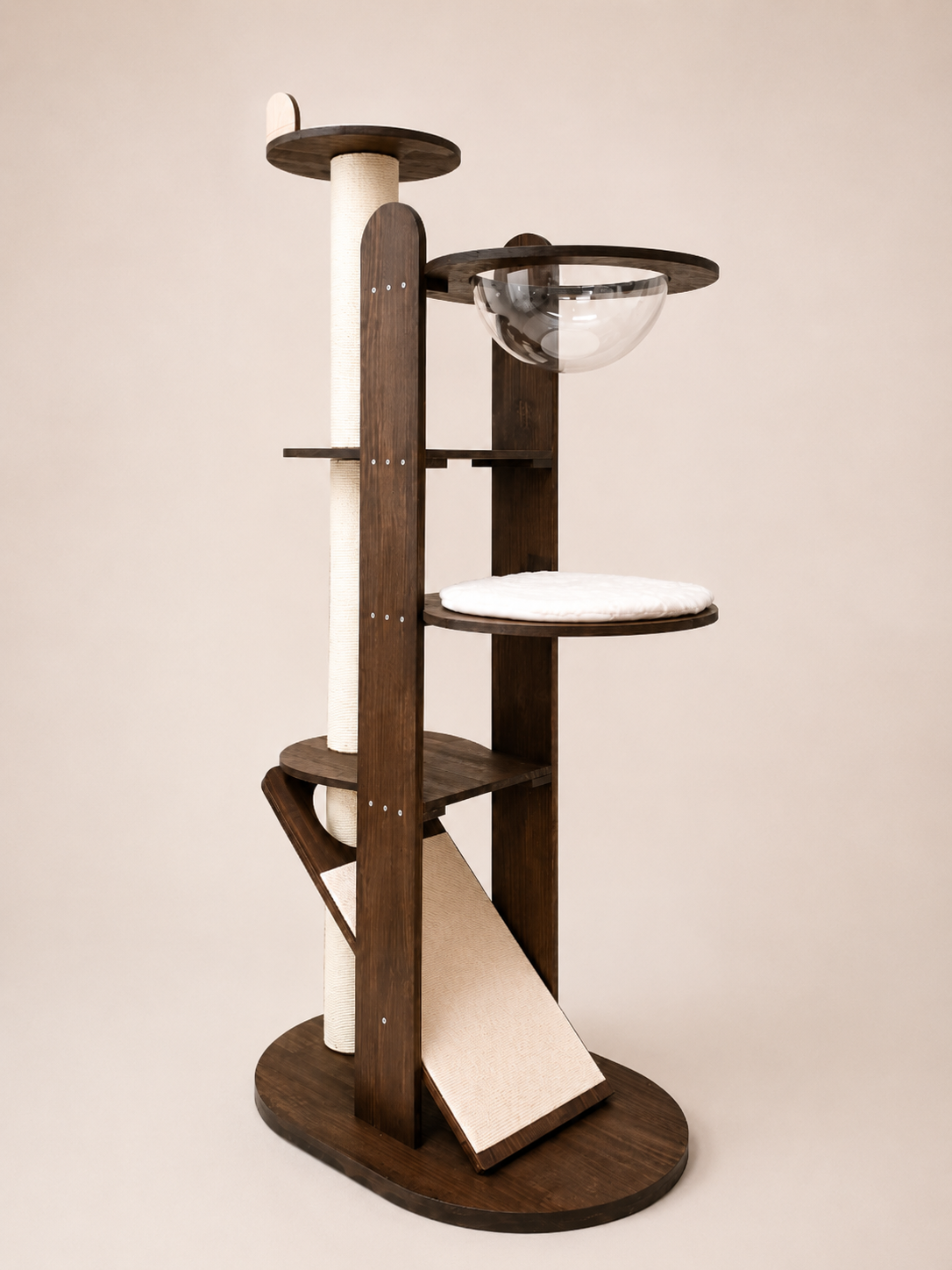 Dome Cat Tree w/ Scratching Post (165cm)